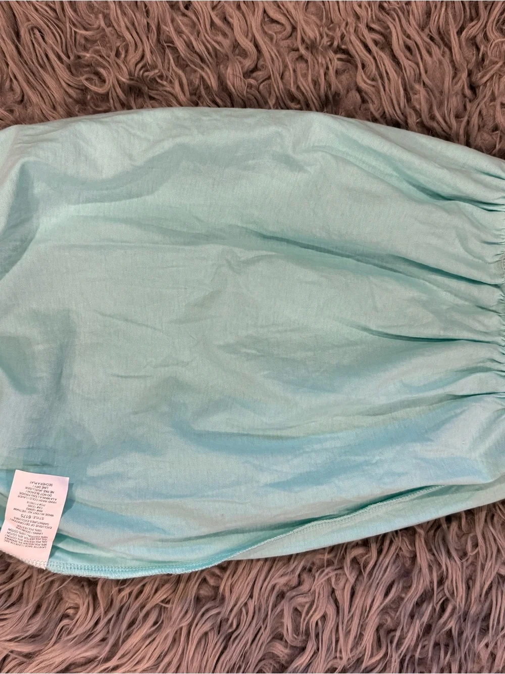 Isobella & Chloe Teal and Gold Lace Infant Sleep Sack with Velvet Accents